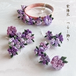 彩り紫陽花 ちりめん 吊るし飾り【現品】
