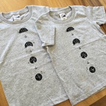 らくがきＴシャツ　新作ダンゴムシ　丸くなったり戻ってみたり