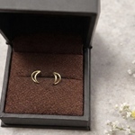 ☆new☆　14kgf  クレセントムーン　月　三日月　プチピアス　オフィス　ピアス　ハートピアス　シンプルピアス　ミニサイズ　プチサイズ　小さいサイズ　小さいピアス