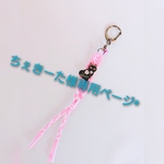 ちぇきーた様専用ページ*猫ちゃんキーホルダーミサンガ風