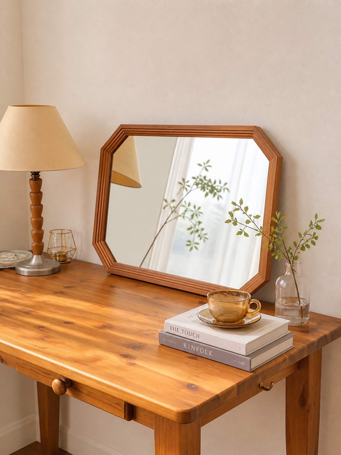 日本製】三面鏡 鏡台 ドレッサー アンティーク - snaturalwood | minne