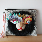 <New!>Lion clutch/black