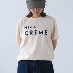 くすみカラー Creme Tee Front(半袖Tシャツ)