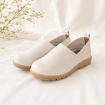 【処分SALE】軽量　かかとが踏める　手染めスリッポン　1644　アイボリー