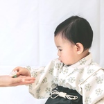 ほっこり花柄ベビー袴　端午の節句　子供の日　65〜90 男の子　女の子　100日祝い　