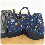 レッスンバック＊お着替え袋＊宇宙惑星