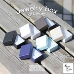 ジュエリーケース　アクセサリーケース「6色から選べる　2箱」RE87（紙製） フリータイプ　ラッピング　小箱　箱