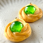 【再販】緑のドレンチェリークッキーのバッグチャーム