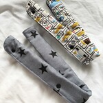 新作　お名前タグつき ずれが気にならない 超ロング水筒肩ひもカバー 【 スター／プラモデル 】