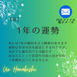【易】年筮【PDFメール添付】