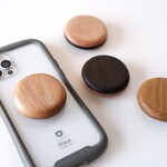 木製スマホグリップ