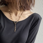 ーHeart chain necklaceー　ハートモチーフ　ハートネックレス　サージカルステンレス
