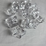 【6個】アクリル氷風ビーズ19×13㎜　NO.BE317