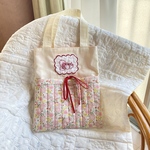 『いちご』刺繍のちょっとそこまでバッグ