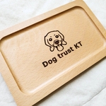 キャッシュトレー　似顔絵入り　名入れ　ロゴ入り　キャッシュトレイ　開店　開業　メガネ置き　玄関鍵置き
