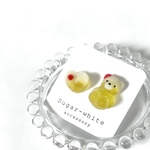 sugar candy bear ~soda collection~ ✵ シュガーキャンディベアの耳飾り  《 レモンクリームソーダ 》  ピアス / イヤリング ✨取付金具の色選べます