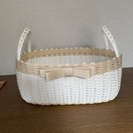 【送料込み】yumia handmade様専用　持ち手つきかご　クラフトバンド