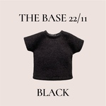 THE BASE 22/11｜22cm・11cmドール対応ベースTシャツ（Black）