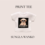PRINT TEE - サングラわんこ（22/11）