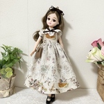 リカちゃん服　カントリー風ワンピース3点セット