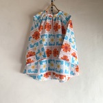 浴衣で作ったギャザーブラウス(浴衣リメイク)花水木