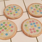 【セット→バラ売りに変更】Dot:水玉コースター