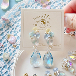 Aqua Blue glass charm