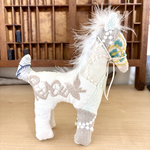 パッチワークの馬さん　ぬいぐるみ