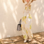 ドール服　22cmドール　着せ替え服　アウトフィット　　　　　　　　初夏コーデ　オールインワン　セット