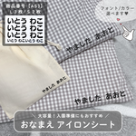 【商品番号AS3】おなまえ アイロンシート♡ シリコンシートも一緒にお届け！ 届いたら直ぐにお使いいただけます♪ 選べる font color