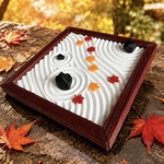 枯山水 庭園 ミニチュア オブジェ 紅葉