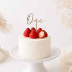 【送料込】ファーストバースデー　木製　ケーキトッパー　One 1歳　誕生日　ハッピーバースデー　スマッシュケーキ