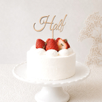 【送料込】ハーフバースデー　ケーキトッパー　Half 1/2バースデー　1/2 誕生日　スマッシュケーキ　クレイケーキ　バースデーフォト　