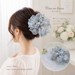 涼風の花結びバンスクリップ