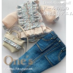 5/25 入荷　 ¥2750  本格デニムシリーズ　 22cmドール服　
