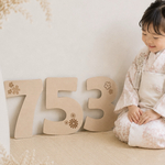 【送料込】3点セット　七五三　753 レターバナー  ビックナンバー　フォトプロップス　撮影小物　前撮り　後撮り　小物　