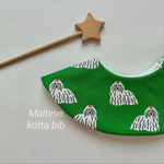 new◯マルチーズちゃん ハンドメイド まんまるスタイ グリーン