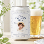 写真入りオリジナルビールラベル*.ﾟ| 2枚セット | 父の日.防水.サイズ変更可.ギフト.プレゼント.メモリアル