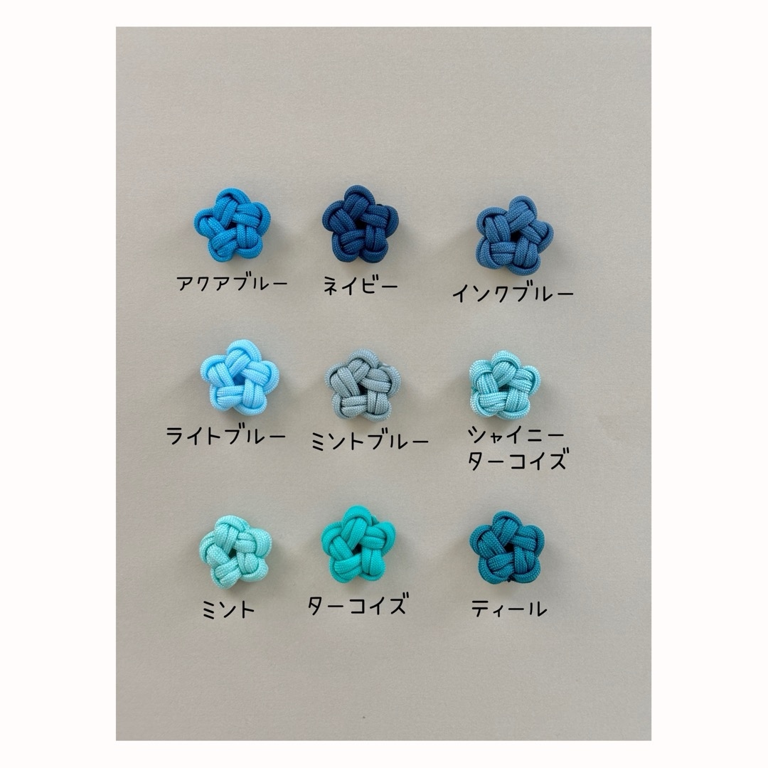 パラコードチョーカー／平編み／頭から被るタイプ／オーダーメイド