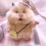 はむにぎりのひよこポシェットと帽子