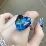 〜宝石の海ハート💎リング〜