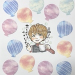hellonobu様専用かわいい似顔絵寄せ書き色紙