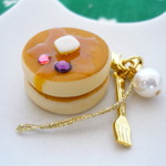 ホットケーキのストラップ