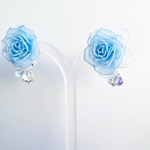 空色の青薔薇 ─ 雫揺れるピアス ─