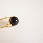 オニキス　Wire　Ring