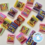 【10個】デコパーツ　グミキャンディの袋　お菓子　スナック　パッケージ