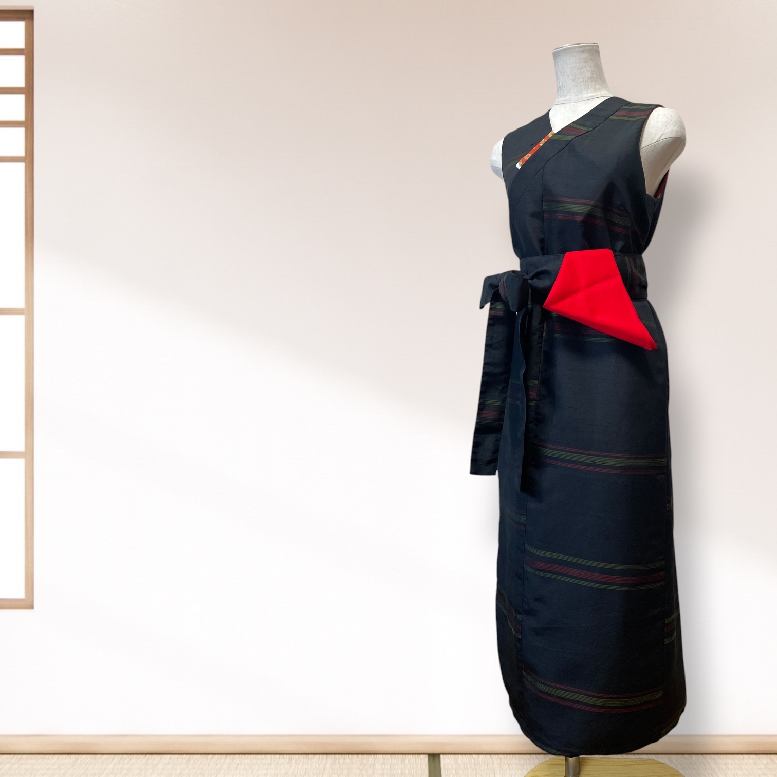 ファッション小物 茶道稽古着 ロング ハンドメイド