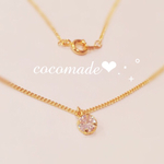 シンプル✴︎一粒CZネックレス✦ฺ.⚪️︎キュービックジルコニア
