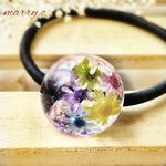 【marry.c人気No.2】カラフルなお花畑♪あめ玉ヘアゴムmarry.c's handmadeaccessory