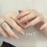 肌馴染みピンクベージュのフレンチネイル🩰⋆˙⟡【no.24】ネイルチップ　シンプルネイル　結婚式　前撮り　ウェディング　透明感ネイル　オフィスネイル　上品ネイル　ブライダル　ピンクベージュ　うるつや